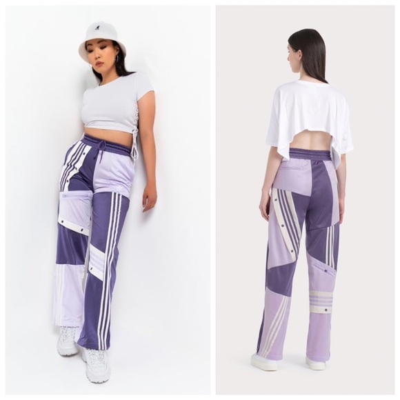adidas Pants - Adidas x Cathari Purple Tech Patchwork Track Pants XS